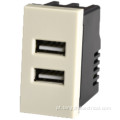 2 portas usb soquete 2.1A 5V (110-240V ~)